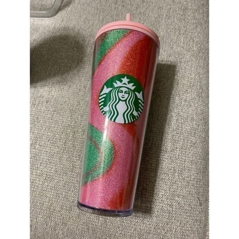 Starbucks tumbler 2020‎ pink glitter